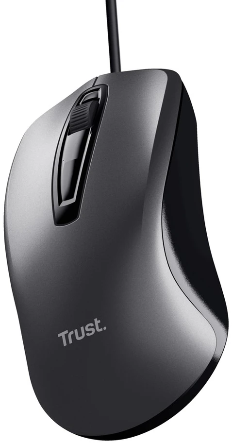 „Trust Carve“ pelė biurui, skirta abiem rankoms, USB A tipo optinis, 1200 DPI