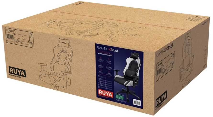 TRUST GXT 714W RUYA Ergonominė Kėdė