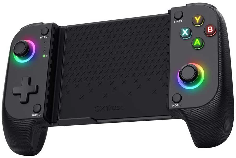 „Trust GXT 735 Mylox Juodas“ „Bluetooth“ žaidimų pultas, analoginis / skaitmeninis, skirtas „Android“, „iOS“
