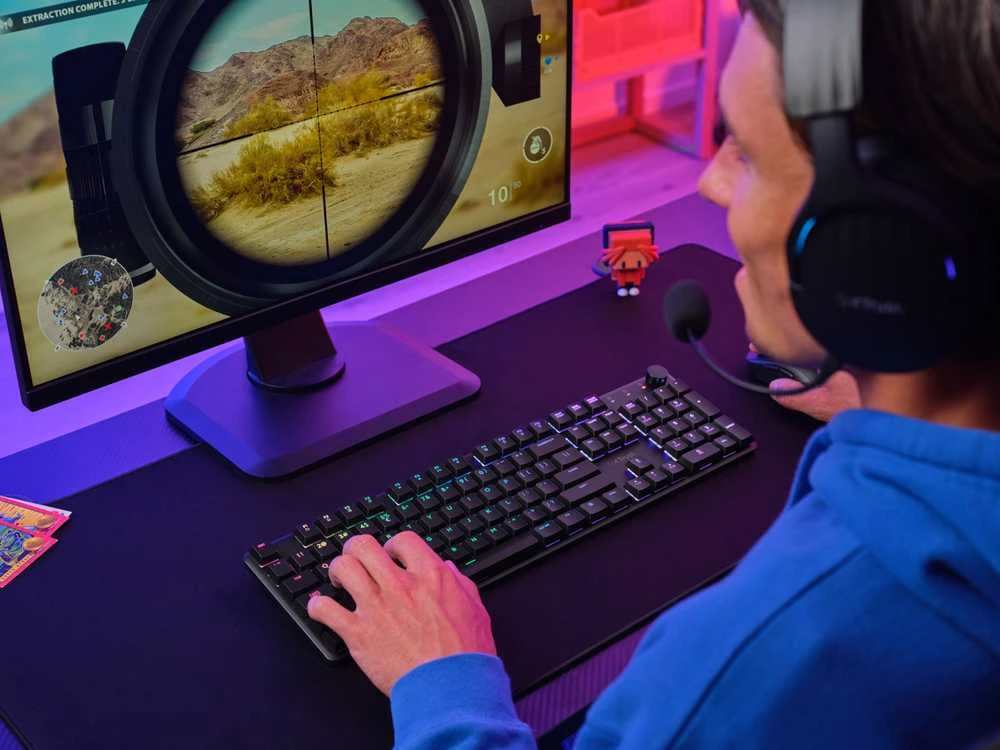 TRUST GXT 868 Torix Premium belaidė mechaninė žaidimų klaviatūra juoda