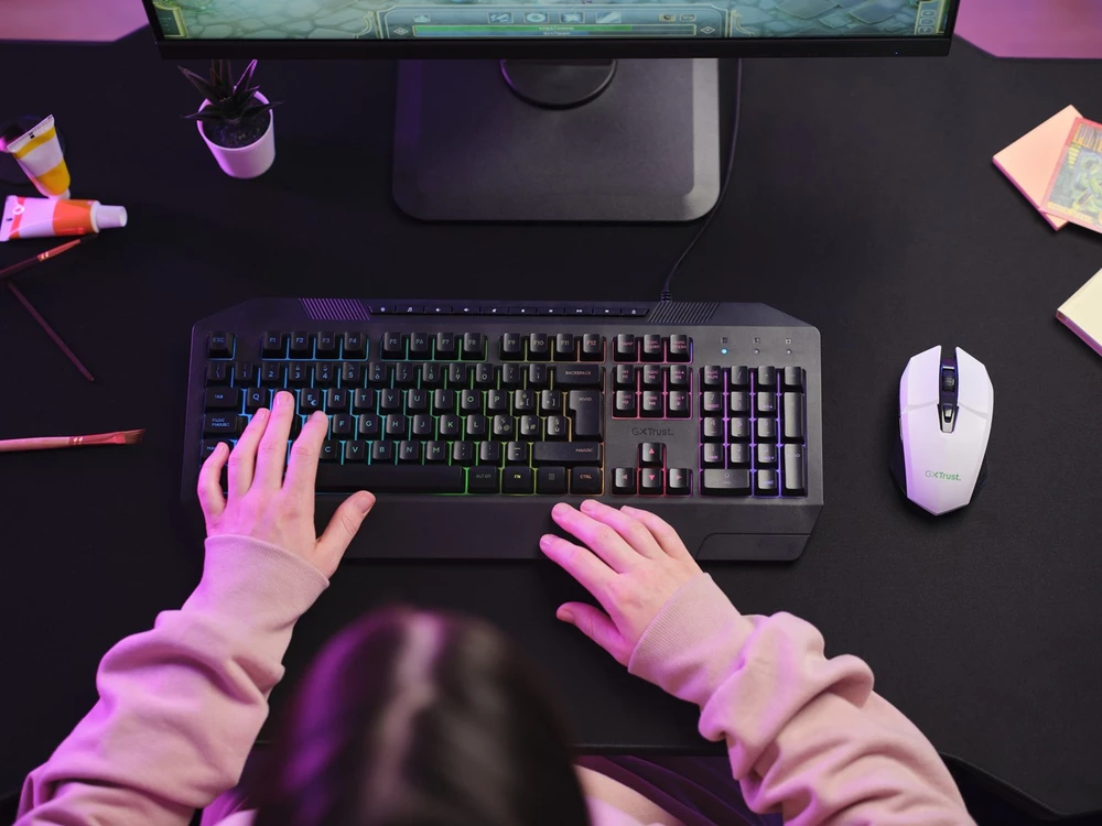 Kompiuterio pelė Trust GXT110 Felox, balta