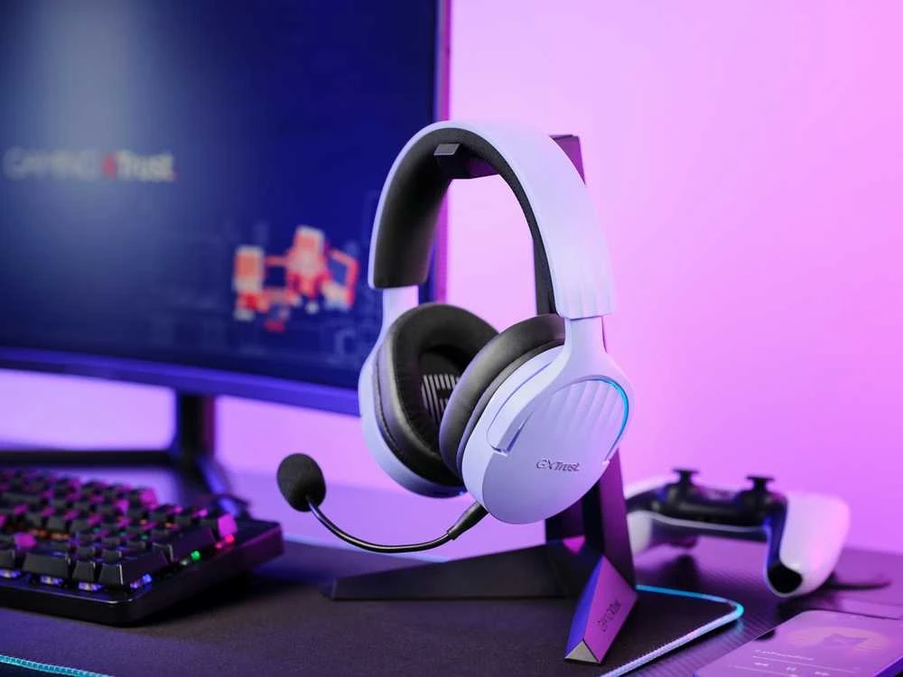 Trust GXT491P Fayzo Belaidės Ausinės Violetinė