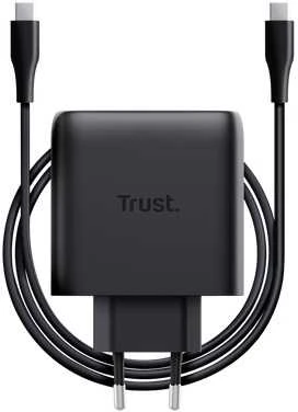 Trust Maxo GaN 65W 2xUSB-C juoda