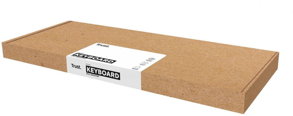 Trust TK-150 klaviatūra Universal USB QWERTY Juodas