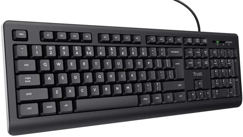 Trust TK-150 klaviatūra Universal USB QWERTY Juodas