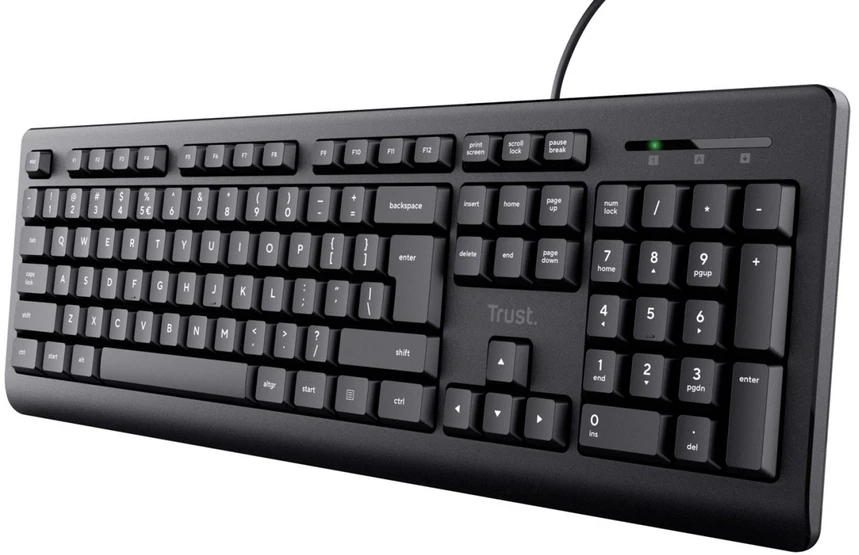 Trust TK-150 klaviatūra Universal USB QWERTY Juodas
