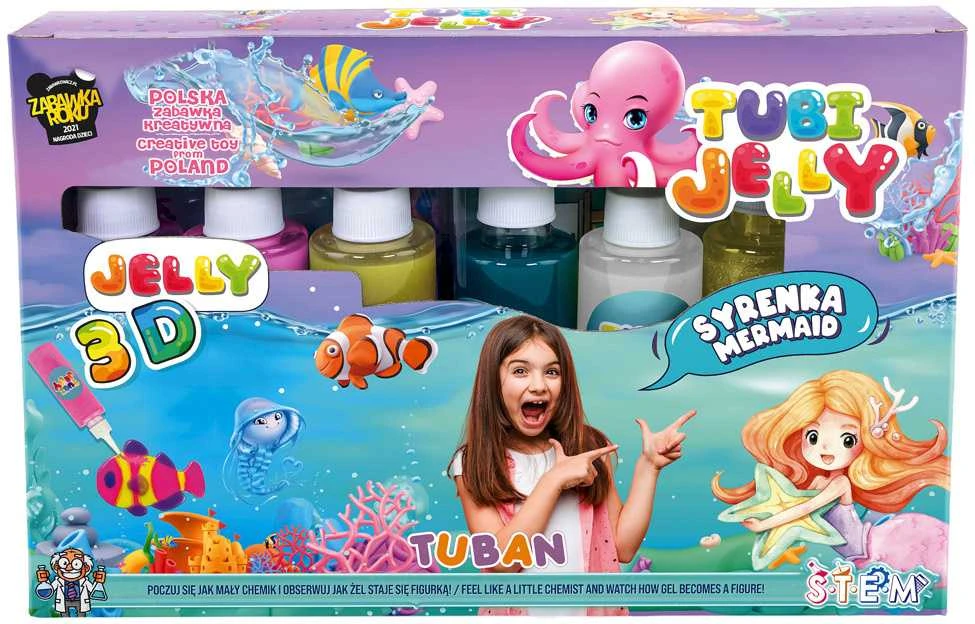Tuban 6 spalvų Tubi Jelly rinkinys - Undinė ( TU3322 )