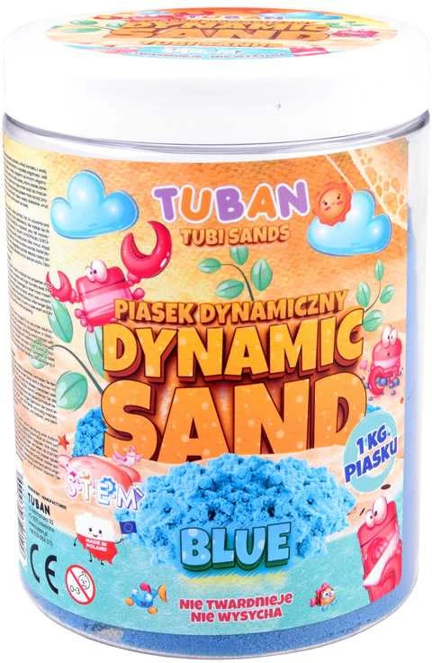 Tuban Dinaminis smėlis - Mėlynas - 1kg ( TU3554 )