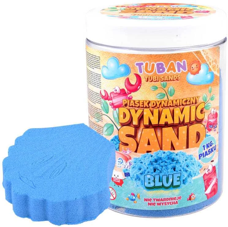 Tuban Dinaminis smėlis - Mėlynas - 1kg ( TU3554 )