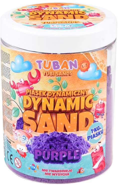 Tuban Dinaminis smėlis - Violetinė - 1kg ( TU3556 )