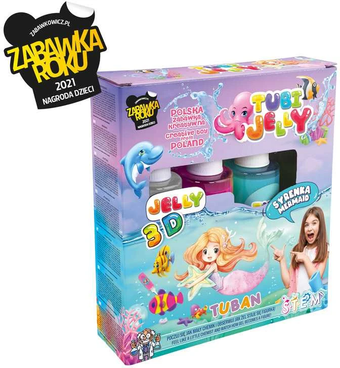 Tuban 3 spalvų Tubi Jelly rinkinys - Undinė ( TU3316 )