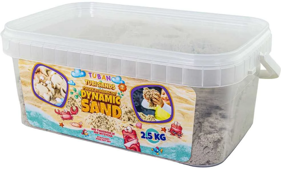 Tuban Dinaminis smėlis - Natūralios spalvos - 2.5kg ( TU3988 )