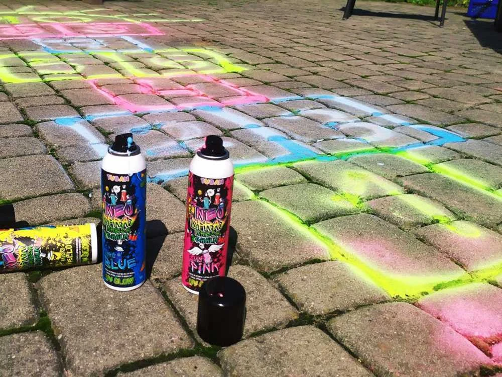 Tuban Neo purškiami kreidiniai dažai - Geltona - 150 ml ( TU3546 )