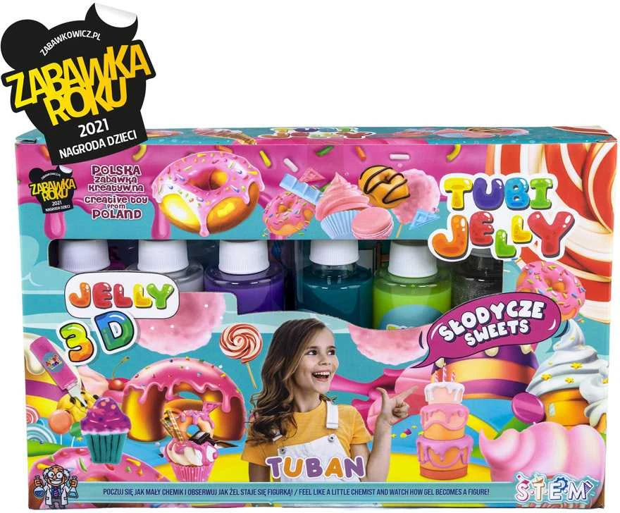 Tuban 6 spalvų Tubi Jelly rinkinys - Saldainiai ( TU3323 )