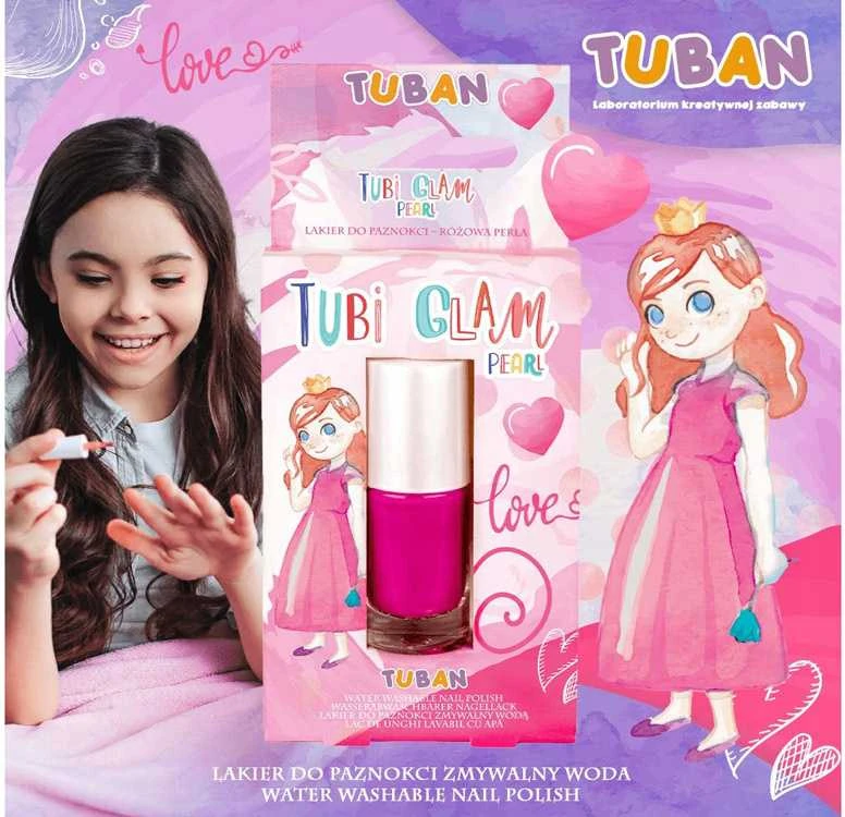 Tuban Tubi Glam - Nagų lakas - Rožinis Perlas ( TU3459 )