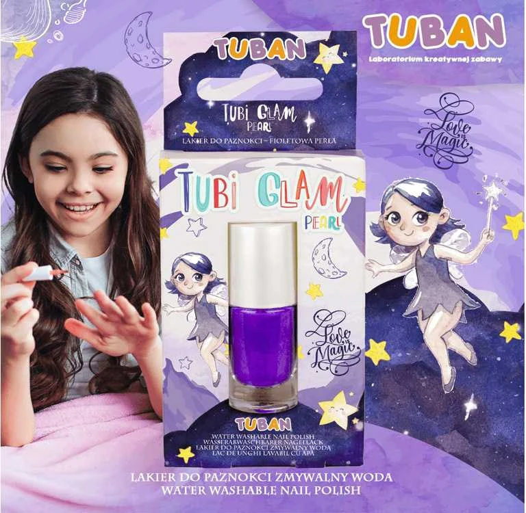 Tuban Tubi Glam - Nagų lakas - Violetinis Perlas