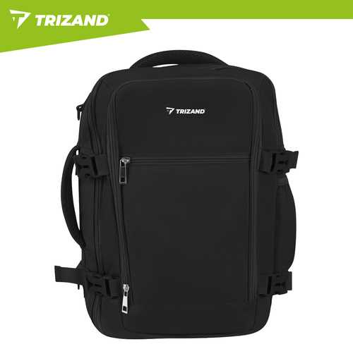 Trizand juodas 40x25x20cm hiking backpack