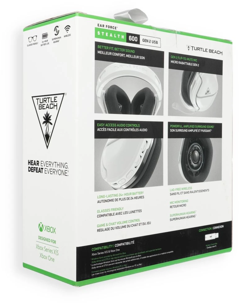 Turtle Beach Corporation Belaidės ausinės žaidimams Turtle Beach Stealth 600 Gen 2 skirta XBOX One / Series baltas