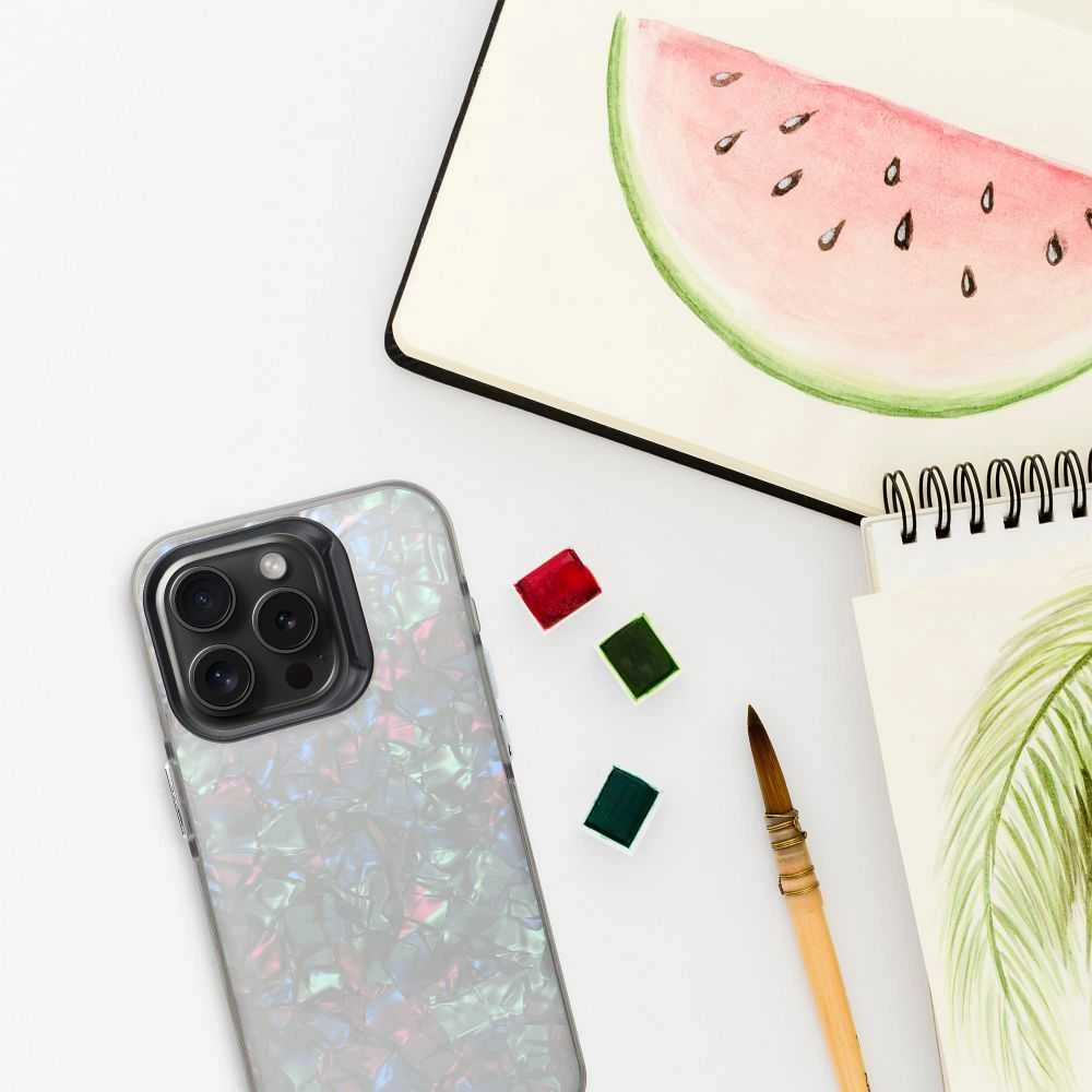 Dėklas Oem Case for iPhone 15 PRO Tutti Frutti juodas