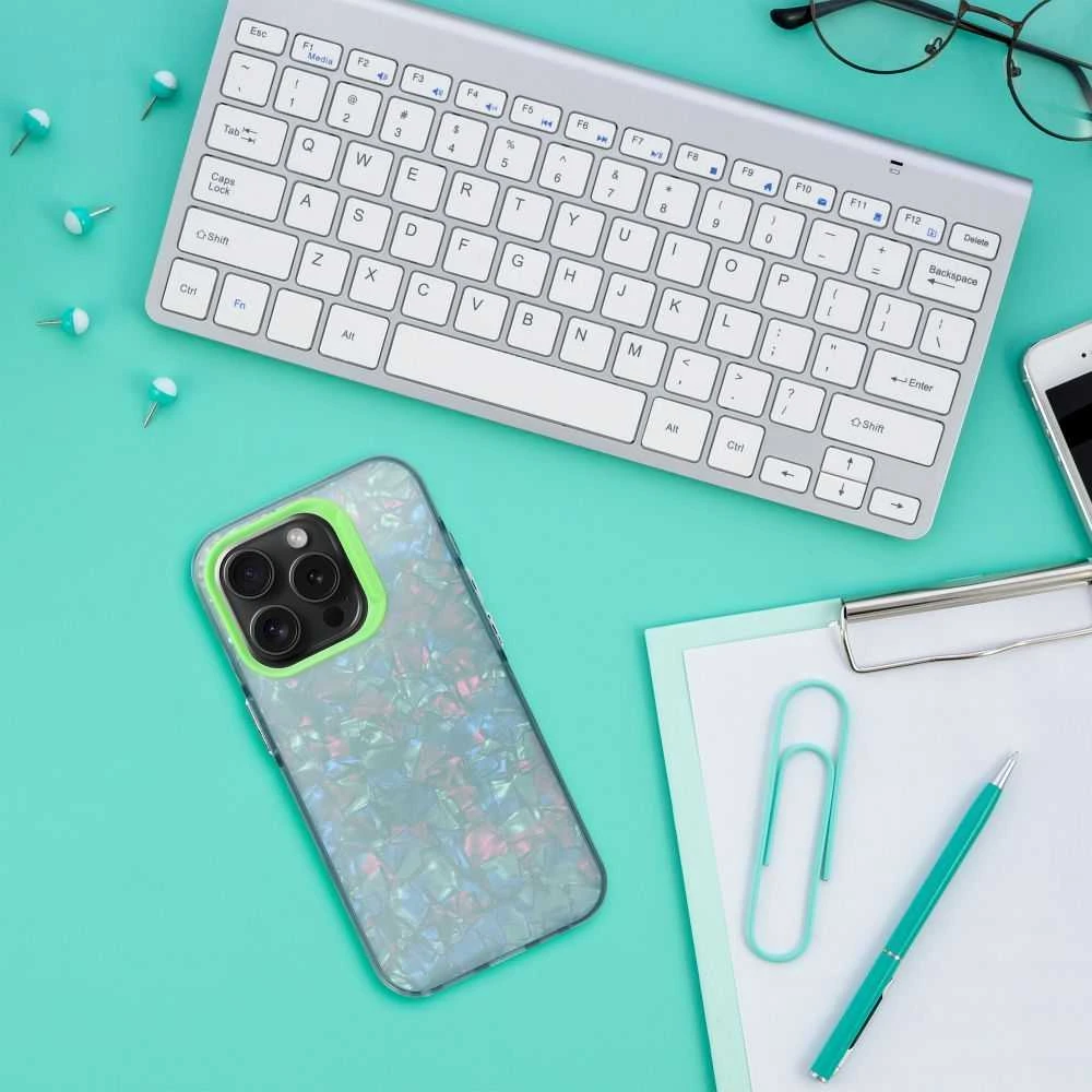 Dėklas Oem Case for iPhone 16 PLUS Tutti Frutti žalias