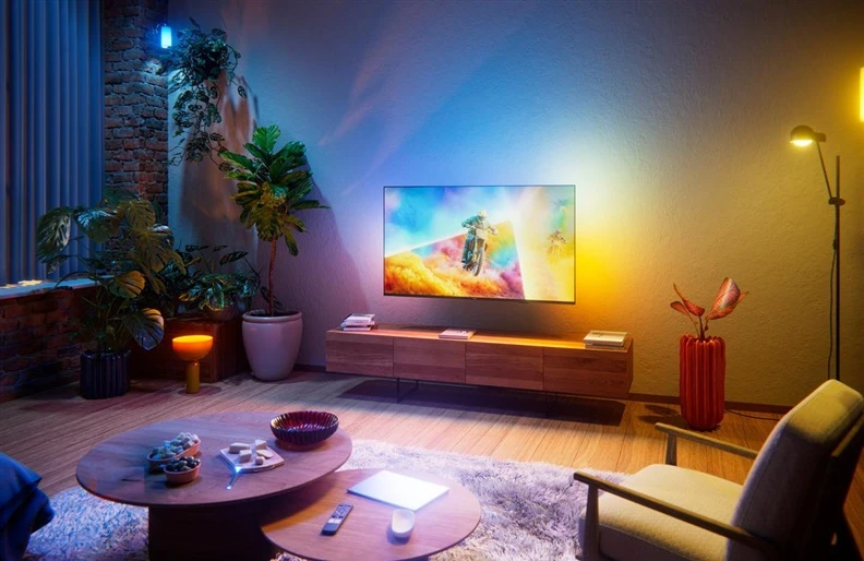 „Philips QLED Ambilight“ televizorius | 65PQS8501/12 | 65 | Išmanusis televizorius | „Titan OS“ | 4K UHD | Juodas