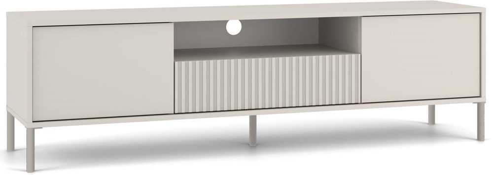 TV staliukas „Top E Shop“ RTV KAMARO 160 SLIM/GL CASMERE COLOUR