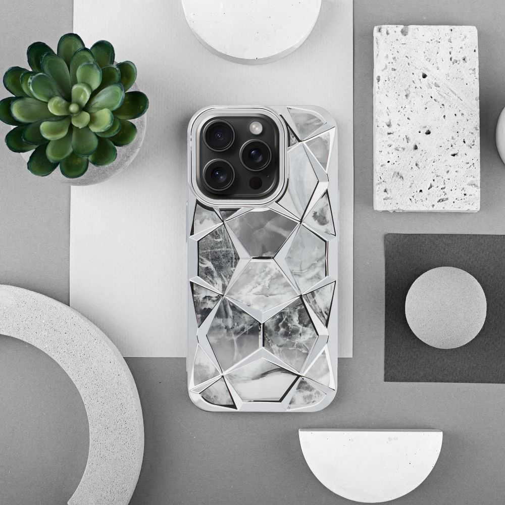 OEM dėklas, skirtas iPhone 14 PRO, Twinkis sidabrinis