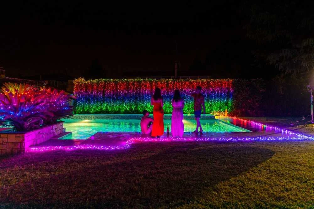 Kalėdinė išmanioji lempučių girlianda Twinkly Strings 250 LED RGB, daugiaspalvės