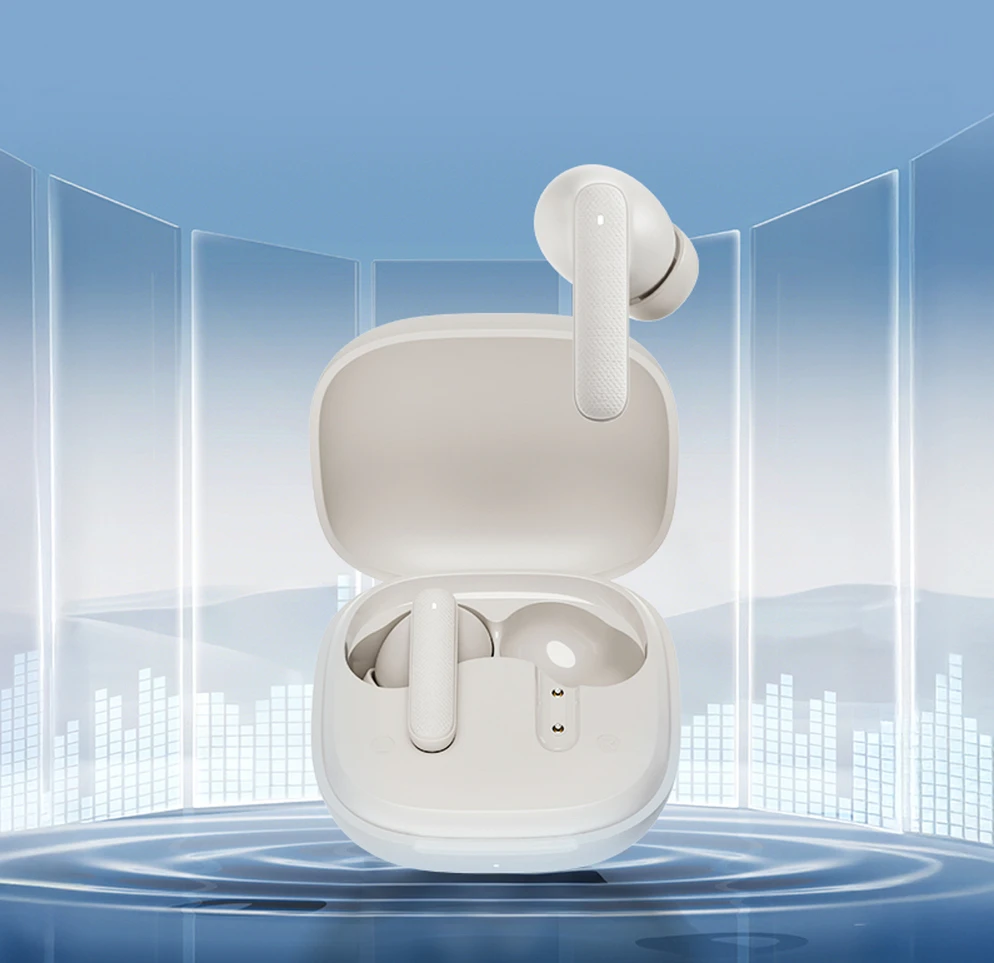 QCY Buds In-Ear Ausinės with ENC SBC IPX4 Bluetooth 5.4 - Baltas