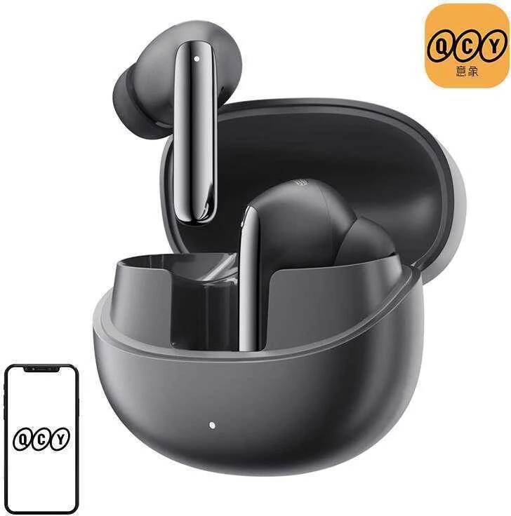 Ausinės TWS QCY MeloBuds Pro HT08, ANC (juoda)