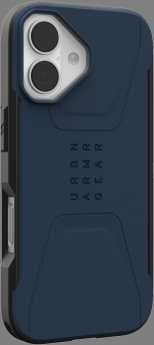Urban Armor Gear UAG Civilian MagSafe dėklas iPhone 17 - navy mėlynas