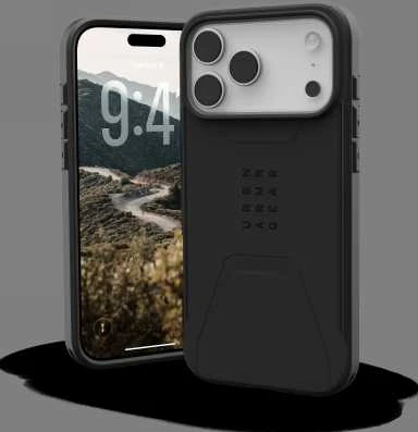 Dėklas Urban Armor Gear UAG Civilian Magsafe,Juodas - iPhone 17 Pro Max