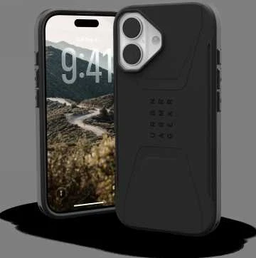 Urban Armor Gear Dėklas UAG Civilian Magsafe,Juodas - iPhone 17