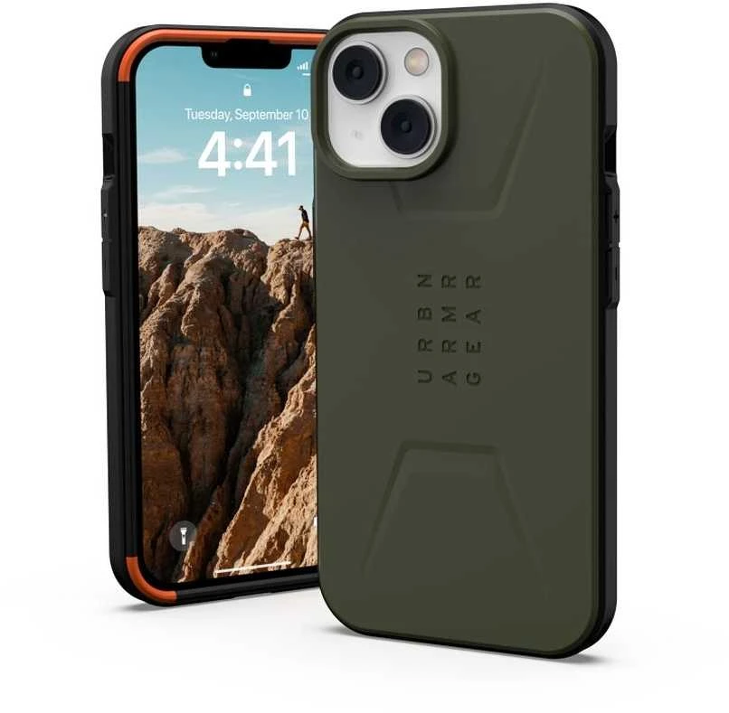 UAG Urban Armor Gear dėklas CIVILIAN, skirtas IPHONE 14 Plus, žalias