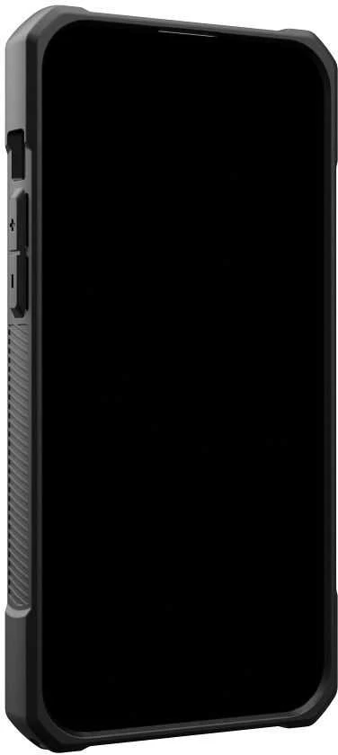 UAG Urban Armor Gear dėklas MONARCH, skirtas IPHONE 15 Plus, juodas, kevlarinis