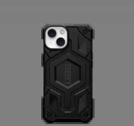 UAG Urban Armor Gear dėklas MONARCH, skirtas IPHONE 14 Plus, juodas, kevlarinis