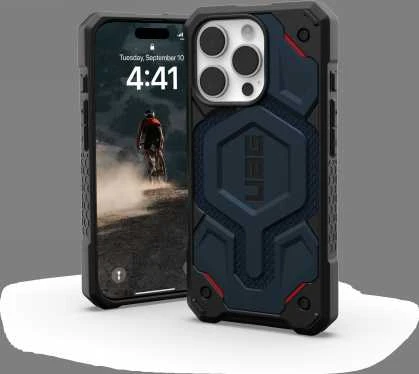 Urban Armor Gear Monarch Pro Kevlar mobiliojo telefono dėklas 16 cm (6.3″) Juoda, Mėlyna