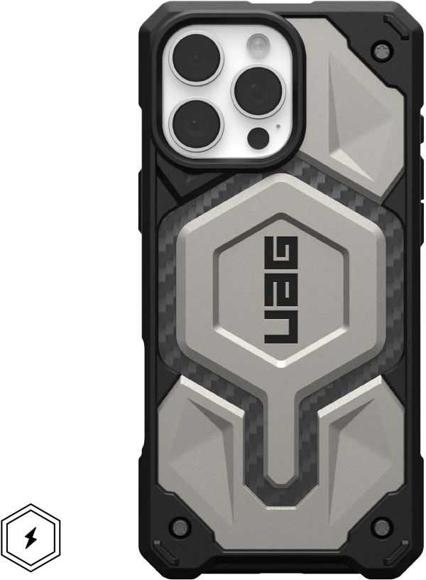 Dėklas Urban Armor Gear UAG Monarch Pro MagSafe Apple iPhone 16 Pro Max – titano