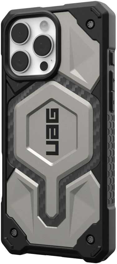 Dėklas Urban Armor Gear UAG Monarch Pro MagSafe Apple iPhone 16 Pro Max – titano