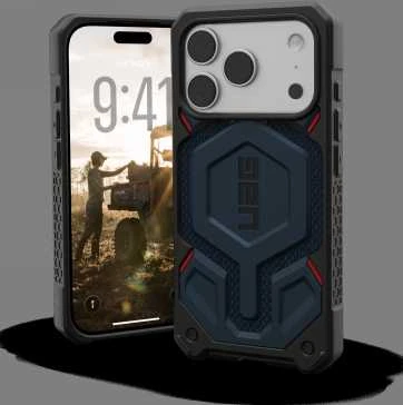 Urban Armor Gear UAG Monarch Pro MagSafe dėklas iPhone 17 Pro - Navy Mėlyna