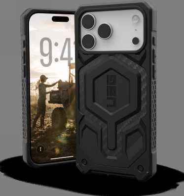 Urban Armor Gear UAG Monarch Pro MagSafe dėklas iPhone 17 Pro Max - Juodas ir pilkas