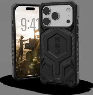 Urban Armor Gear UAG „Monarch Pro MagSafe“ dėklas, skirtas „iPhone 17 Pro“ – čia