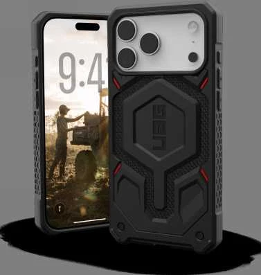 Dėklas Urban Armor Gear UAG Monarch Pro,Kevlar Juodas - iPhone 17 Pro Max
