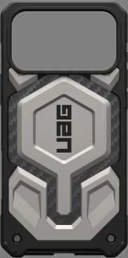 Urban Armor Gear UAG „Monarch Pro MagSafe“ dėklas, skirtas „iPhone 17 Pro Max“ – titano spalvos