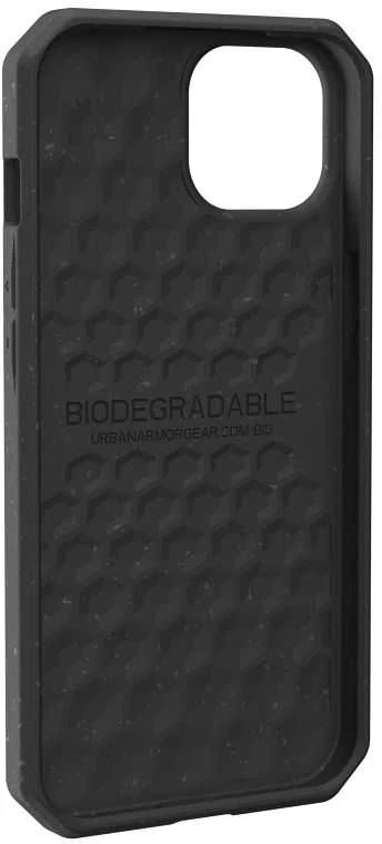 UAG Urban Armor Gear dėklas BIOLOGIŠKAI SKAIDOMAS OUTBACK, skirtas IPHONE 14 Plus, juodas