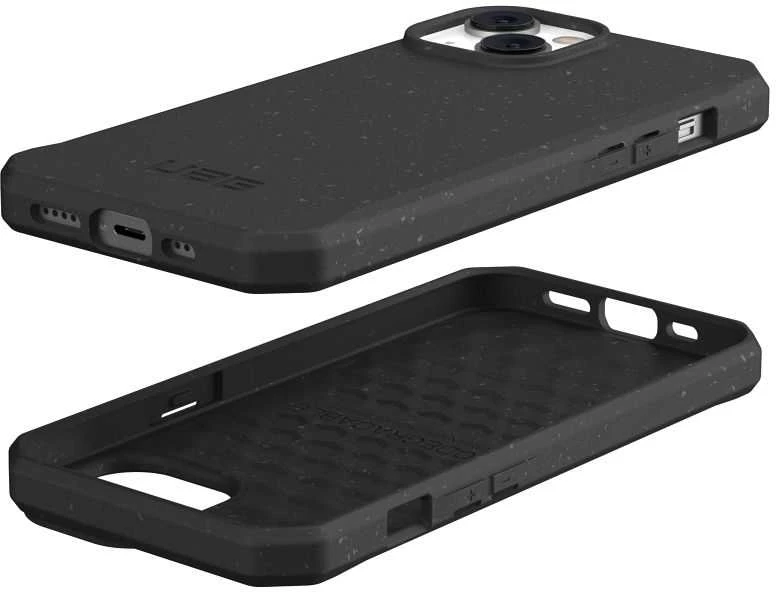 UAG Urban Armor Gear dėklas BIOLOGIŠKAI SKAIDOMAS OUTBACK, skirtas IPHONE 14 Plus, juodas