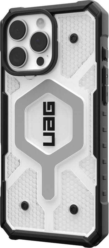 Urban Armor Gear UAG Pathfinder Clear Magsafe Apple iPhone 16 Pro Max - dėklas teleofnui baltos spalvos
