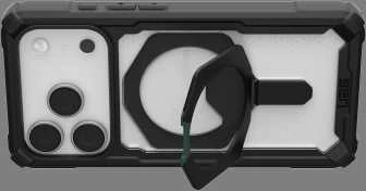 Urban Armor Gear UAG Plasma XTE MagSafe dėklas, skirtas iPhone 17 Pro – skaidrus, juodas