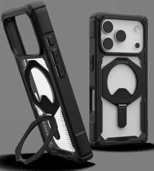 Urban Armor Gear UAG Plasma XTE MagSafe dėklas, skirtas iPhone 17 Pro – skaidrus, juodas