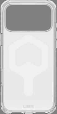 Urban Armor Gear UAG Plyo MagSafe dėklas, skirtas iPhone 17 Pro Max – skaidrus ir baltas